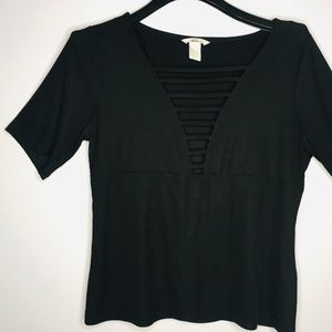 H&M black top